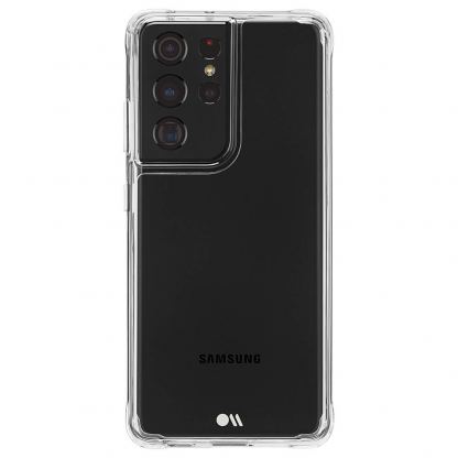 CaseMate Tough Clear Case - кейс с висока защита за Samsung Galaxy S21 Ultra (прозрачен)