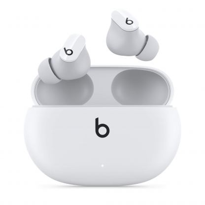 Beats Studio Buds True Wireless Noise Cancelling Earphones - уникални блутут слушалки с кейс за зареждане (бял)