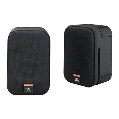 JBL Control One - 2 висококачествени аудио спийкъри за слушане на музика (черен)