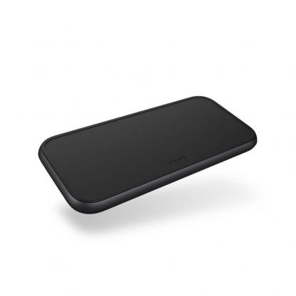 Zens Aluminium Dual Wireless Charger with USB-C 30W Charger ZEDC10B/00 - двойна станция за безжично зареждане на Qi съвместими устройства и 30W захранване (черен)
