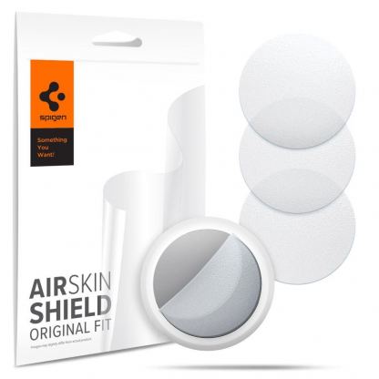 Spigen AirTag Hydrogel Foil Airskin 4 Set - комплект от 4 чифта защитни покрития за Apple AirTag (матиран)