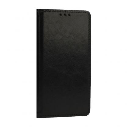 Wallet Flip Case - кожен калъф, тип портфейл и поставка за Xiaomi Mi 11 (черен)