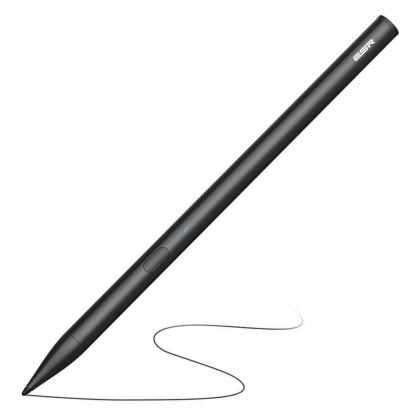 ESR Digital Stylus Pen Plus (microUSB port) - професионална писалка за iPad (модели 2018-2021) (черен)