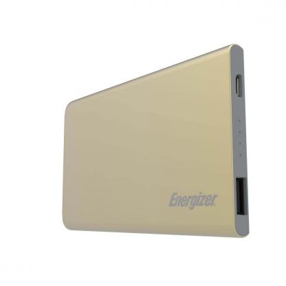 Energizer HighTech Power Bank 4000 mAh - преносима външна батерия с USB-A изход за зареждане на мобилни устройства (златист)
