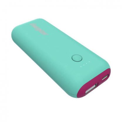 Energizer Max Power Bank 5000 mAh - преносима външна батерия с USB-A изход за зареждане на мобилни устройства (зелен)