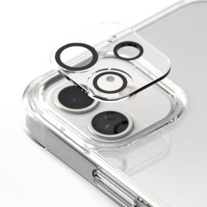 Ringke Camera Lens Glass - комплект 2 броя предпазни стъклени протектора за камерата на iPhone 12 mini (прозрачен)