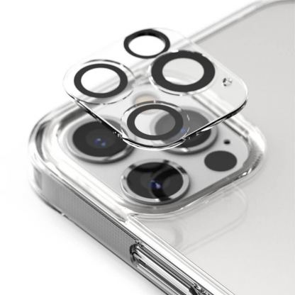 Ringke Camera Lens Glass - комплект 2 броя предпазни стъклени протектора за камерата на iPhone 12 Pro (прозрачен)