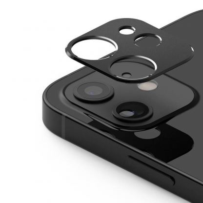 Ringke Camera Lens Glass - предпазна плочка за камерата на iPhone 12 mini (черен)
