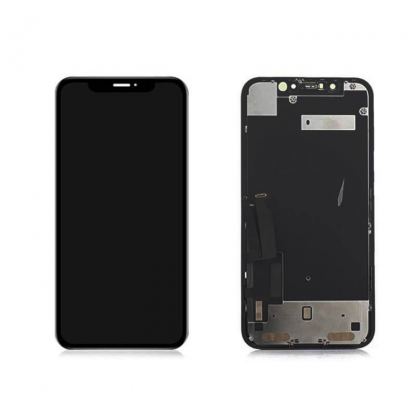 OEM iPhone XR Display Unit - резервен дисплей за iPhone XR (пълен комплект) - черен
