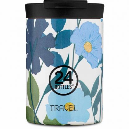 24 Bottles Travel Tumbler 350ml - вакуумно изолирана бутилка за всекидневна употреба с капацитет 350 мл (син)