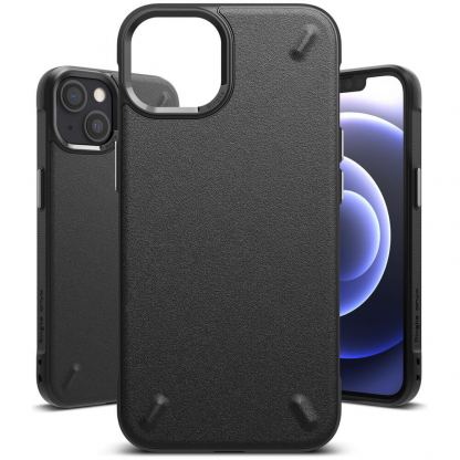 Ringke Onyx Case - силиконов (TPU) калъф за iPhone 13 mini (черен)