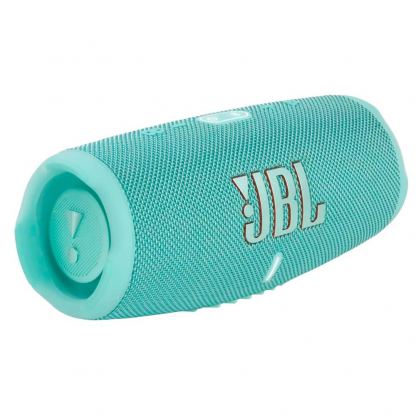 JBL Charge 5 - водоустойчив безжичен спийкър с вградена батерия, зареждащ мобилни устройства (зелен)