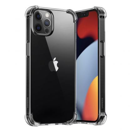 Ugreen Airbag Case - удароустойчив силиконов (TPU) калъф за iPhone 13 Pro Max (прозрачен)