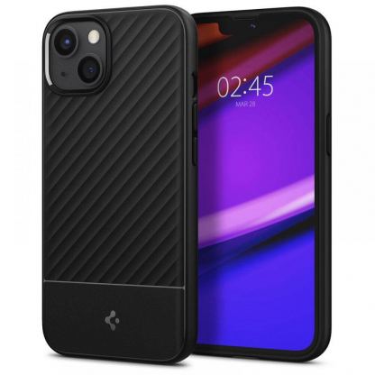 Spigen Core Armor - силиконов (TPU) калъф с висока степен на защита за iPhone 13 (черен)