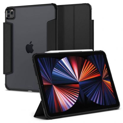 Spigen Ultra Hybrid Pro Case - хибриден удароустойчив кейс от най-висок клас за за iPad Pro 11 M1 (2021), iPad Pro 11 (2020), iPad Pro 11 (2018) (черен)