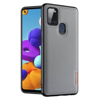 Dux Ducis Fino Series Case - хибриден удароустойчив кейс за Samsung Galaxy A21s (сив)