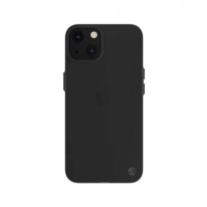 SwitchEasy 0.35 UltraSlim Case - тънък полипропиленов кейс 0.35 мм. за iPhone 13 (черен-прозрачен)