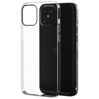 Comma Hard Jacket Case - поликарбонатов кейс за iPhone 13 (прозрачен)