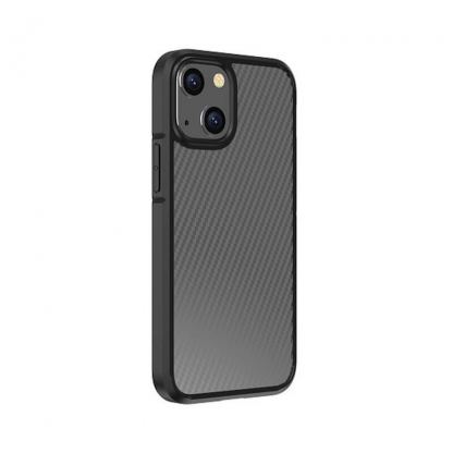 Devia Guardian Shockproof Case - хибриден удароустойчив кейс за iPhone 13 (черен-прозрачен)