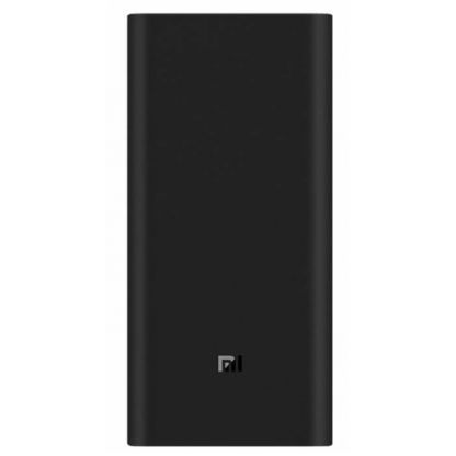Xiaomi Mi Power Bank 3 Pro 20000 mAh - преносима външна батерия с USB-C и 2xUSB-A изходи и технология за бързо зареждане (черен)