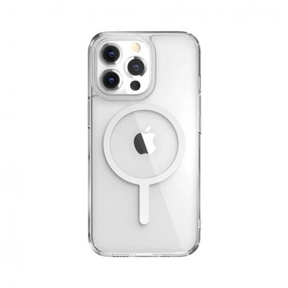 SwitchEasy MagCrush Case - хибриден удароустойчив кейс с MagSafe за iPhone 13 Pro Max (прозрачен)