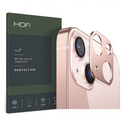Hofi Alucam Pro Lens Protector - предпазна плочка за камерата на iPhone 13 mini, iPhone 13 (розово злато)