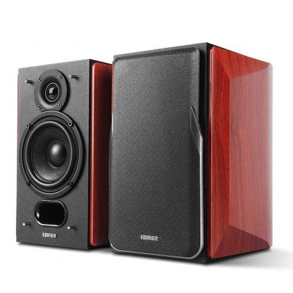 Edifier P17 Passive Bookshelf Speakers - висококачествена 2.0 пасивна аудио система (кафяв)