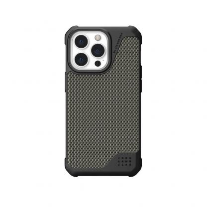 Urban Armor Gear Metropolis LT Kevlar Case - удароустойчив хибриден кейс за iPhone 13 Pro (зелен)