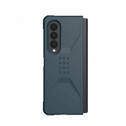 Urban Armor Gear Civilian - удароустойчив хибриден кейс за Samsung Galaxy Z Fold 3 5G (син)