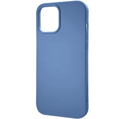 Tactical Velvet Smoothie Cover - силиконов калъф за iPhone 13 Pro Max (син)