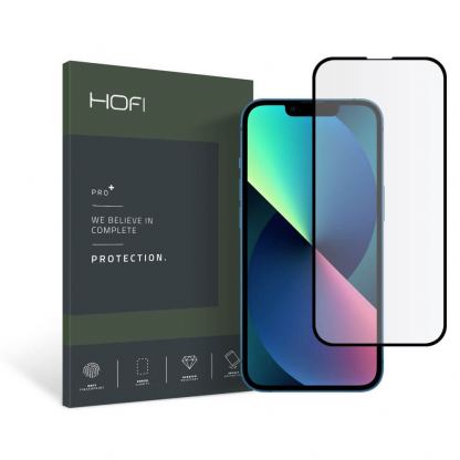 Hofi Glass Pro Plus Tempered Glass 2.5D - калено стъклено защитно покритие за дисплея на iPhone 13 Pro Max (черен-прозрачен)