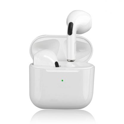 4smarts TWS Headset SkyPods Pro - безжични Bluetooth слушалки с микрофон за мобилни устройства (бял)