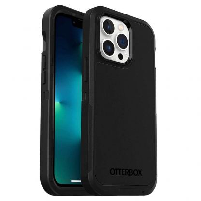 Otterbox Defender XT Case - хибриден удароустойчив кейс с вграден магнитен конектор (MagSafe) за iPhone 13 Pro (черен)