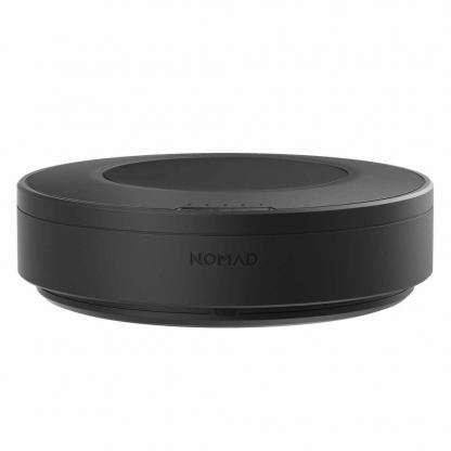 Nomad Wireless Hub - поставка (пад) с до 7.5W безжично захранване, USB-A и USB-C изходи за зареждане на мобилни устройства (черен)