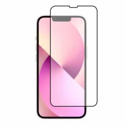 4smarts Second Glass X-Pro Full Cover Glass - калено стъклено защитно покритие за дисплея на iPhone 13 mini (черен-прозрачен)