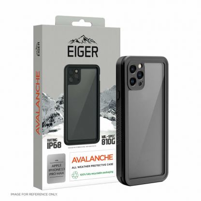 Eiger Avalanche Case - ударо и водоустойчив кейс за iPhone 13 Pro Max (черен)