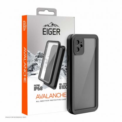 Eiger Avalanche Case - ударо и водоустойчив кейс за iPhone 12 (черен)