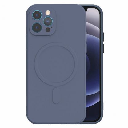 Tel Protect MagSilicone Case - силиконов (TPU) калъф с MagSafe за iPhone 13 Pro Max (син)