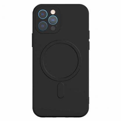 Tel Protect MagSilicone Case - силиконов (TPU) калъф с MagSafe за iPhone 13 mini (черен)