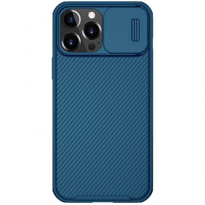 Nillkin CamShield Pro Case - хибриден удароустойчив кейс за iPhone 13 Pro Max (син)