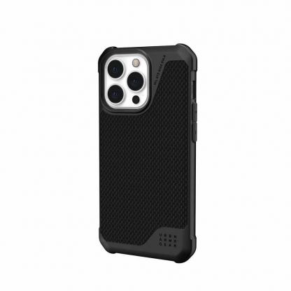 Urban Armor Gear Metropolis LT Kevlar Case - удароустойчив хибриден кейс за iPhone 13 Pro (черен)