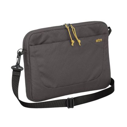 STM Velocity Blazer Sleeve Bag - ударо и водоустойчива текстилна чанта за лаптопи и таблети до 13 инча (тъмносив)