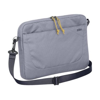 STM Velocity Blazer Sleeve Bag - ударо и водоустойчива текстилна чанта за лаптопи и таблети до 13 инча (сив)
