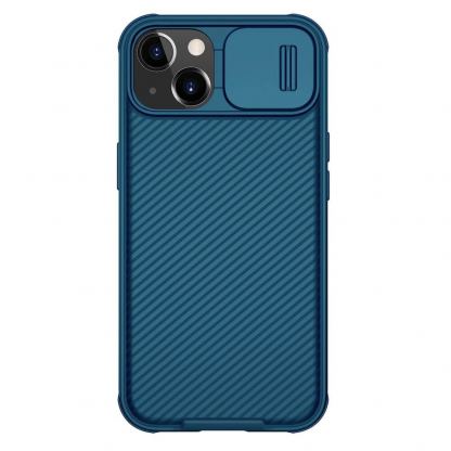 Nillkin CamShield Pro Case - хибриден удароустойчив кейс за iPhone 13 (син)