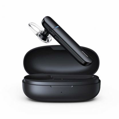 Joyroom Wireless Bluetooth Earphone with Case - безжична Bluetooth слушалка със зареждащ кейс за мобилни устройства (черен)