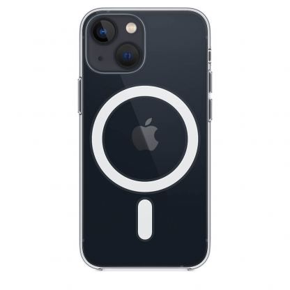 JC MagSafe Clear Case - хибриден удароустойчив кейс с MagSafe за iPhone 13 (прозрачен) 