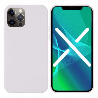 JC Silicone Case - силиконов (TPU) калъф за iPhone 13 Pro (бял)