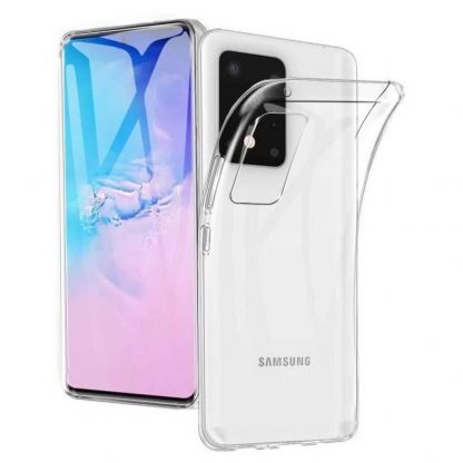 Ultra-Slim Case - тънък силиконов (TPU) калъф (0.3 mm) за Samsung Galaxy S21 FE (прозрачен)