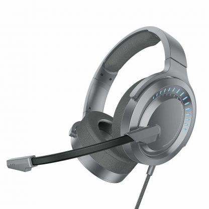 Baseus Gamo D05 Gaming Headset (NGD05-0A) - геймърски слушалки с микрофон и управление на звука (сив)