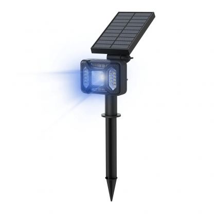 Blitzwolf Outdoor Solar LED Lamp with Dusk Sensor 1800mAh - външна соларна LED лампа с презареждаема батерия (черен)